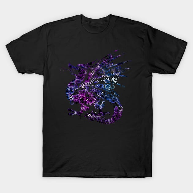 Tribal Dragon T-Shirt by GlowstickDesign